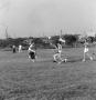 Photograph: [men playing flag football]