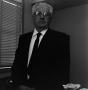 Photograph: [Dr. Dickie portrait in office 2 of 3]