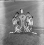 Photograph: [Photograph of a drum major and majorettes #4]