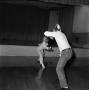 Photograph: [Fencing in an auditorium, 2]