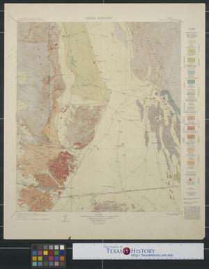 Primary view of object titled 'Areal Geology: Van Horn Quadrangle'.