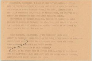 Primary view of object titled '[News Script: Coast to Coast News]'.