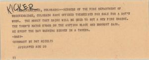 Primary view of object titled '[News Script: Breckenridge Fire Department]'.