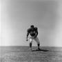 Photograph: [Football player #84, Roy Myers, set in 2nd position]