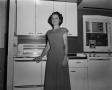Primary view of [Margaret McDonald with Hotpoint stove]