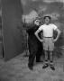 Thumbnail image of item number 1 in: '[Bobby Peters and costumed actor]'.