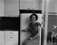 Primary view of [Margaret McDonald with fridge]