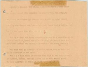 Primary view of object titled '[News Script: Atomic energy commission]'.