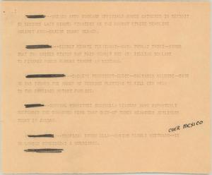 Primary view of object titled '[News Script: United Auto Workers strike gathering]'.