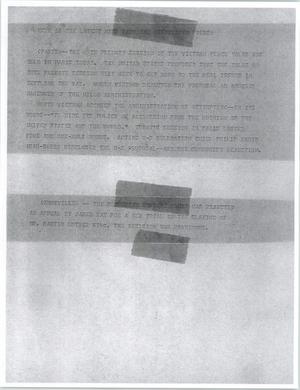 Primary view of object titled '[News Script: 49th session of peace talks]'.