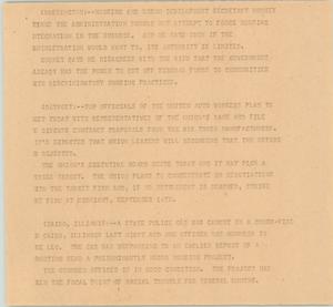 Primary view of object titled '[News Script: Associated press report]'.