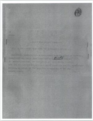 Primary view of object titled '[News Script: Hartford Associated Press]'.