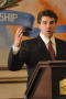 Photograph: [Rick Perry standing at podium and addressing audience, 2]