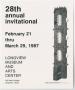 Pamphlet: 28th annual invitational
