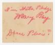 Primary view of [Mary Lou Ray McCain name tag]