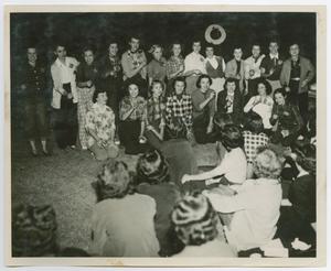 Primary view of object titled '[Group photo of Kappa Theta Pi, 1950]'.