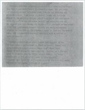 Primary view of object titled '[News Script: Vietnam War and Biafra]'.