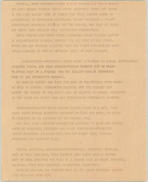 Primary view of object titled '[News Script: International politics]'.