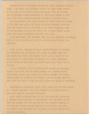 Primary view of object titled '[News Script: News in war and violence]'.