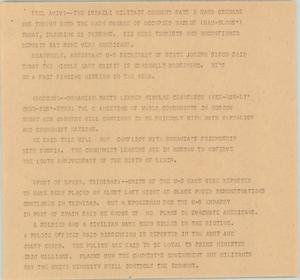 Primary view of object titled '[News Script: Middle East/ Ceausescu/ Trinidad demonstrations]'.