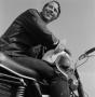 Photograph: [Man on a motorcycle]