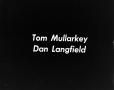 Photograph: ["Tom Mullarkey, Dan Langfield" slide]