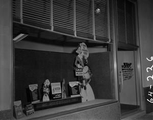 Primary view of object titled '[Downtown window display- WBAP]'.