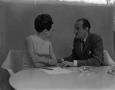 Photograph: [Photo of Bobbie and guest talking]