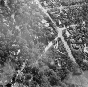 Primary view of object titled '[Aerial view of a neighborhood]'.