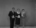 Photograph: [Bobbie Wygant and others holding Calgon products]