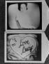 Photograph: [2 still images from "I Love Lucy" playing on a television set]