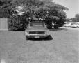 Photograph: [Front view of a Ford Mustang]