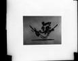 Photograph: [Slide of a drawing of a man in a hammock]