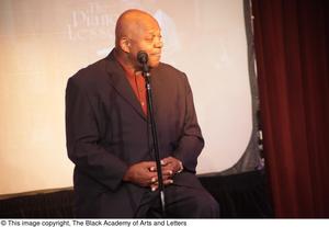 Primary view of object titled '[Charles Dutton gives speech, 5]'.