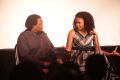Thumbnail image of item number 1 in: '[Kimberly Elise talking with Curtis King]'.