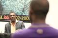 Thumbnail image of item number 1 in: '[Vondie Curtis Hall looks into audience]'.