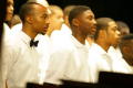 Primary view of [Choir members singing on stage]