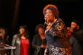 Photograph: [Tramaine Hawkins performing onstage]