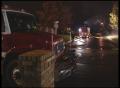Primary view of [News Clip: Arlington house fire]