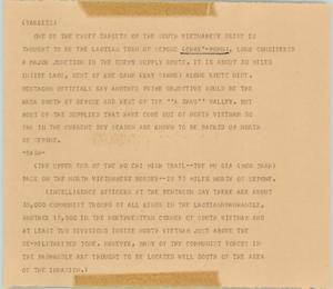 Primary view of object titled '[News Script: Targets]'.