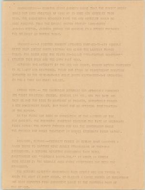 Primary view of object titled '[News Script: Politics and war]'.