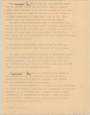 Primary view of object titled '[News Script: Tsunamis]'.
