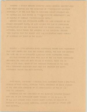 Primary view of object titled '[News Script: Moscow, Saigon, and Fort Mead update]'.