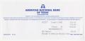 Primary view of [American National Bank of Texas Deposit Receipt and Summary]
