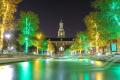 Thumbnail image of item number 1 in: '[UNT Library Mall decorated with holiday lights]'.