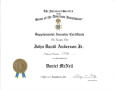 Primary view of [Supplemental Ancestor certificate, John David Anderson Jr.]