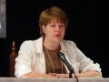 Thumbnail image of item number 1 in: '[Ruth K. Abrahams at the 2003 World Dance Alliance General Assembly]'.