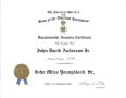 Primary view of [Supplemental Ancestor Certificate, John David Anderson, Jr.]