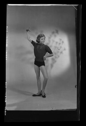Primary view of object titled '[Carol Williams posing in dance attire]'.