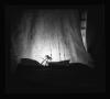Photograph: [Toy boat in a shadow box theater]
